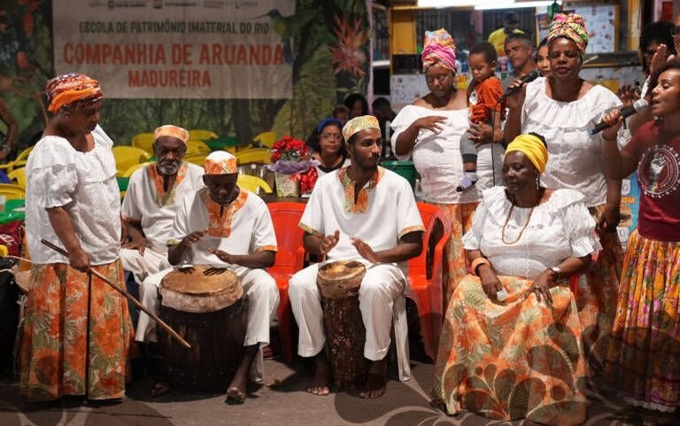 Viaduto de Madureira recebe o espetáculo de Jongo Fuzuê: Salve, Madureira!