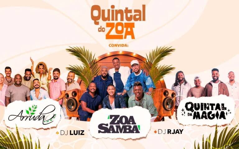 23 de junho é dia de curtir o Quintal do Zoa em Madureira