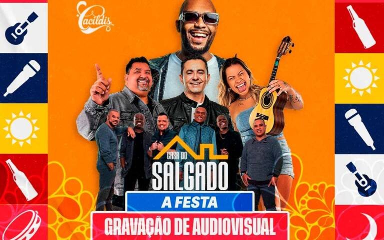 Casa do Salgado: Audiovisual do cantor Salgadinho, reunirá grandes nomes do samba e pagode