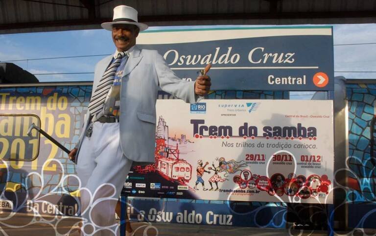 Trem do samba: TV Brasil transmite ao vivo as atrações do evento, no dia do samba