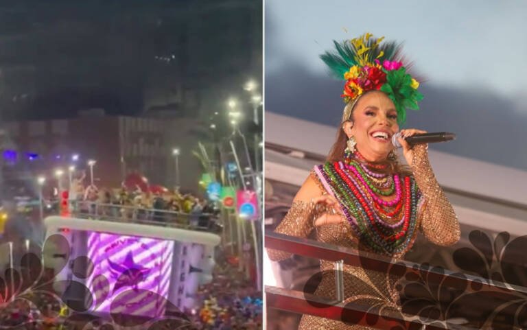 Trio de Ivete Sangalo quase tomba e deixa dois feridos no carnaval 2024: