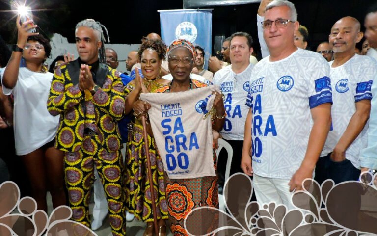 Unidos da Ponte lança enredo com presença da homenageada Mãe Meninazinha de Oxum