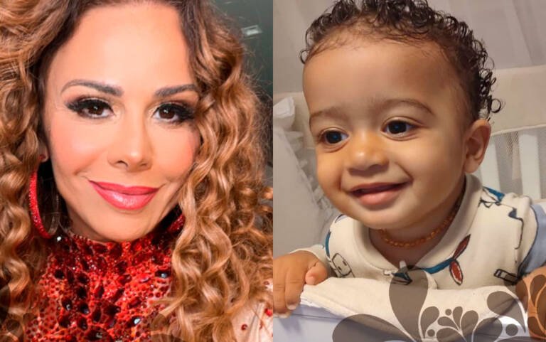 Viviane Araújo: Momento fofura com o filho Joaquim e declaração de amor